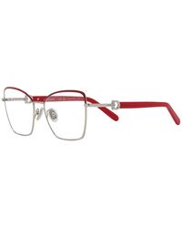 Ferragamo - Eyeglasses Butterfly Full Rim, /Burgundy Frame And Clear Demo Lens Lens Sf2223N744 - Lyst