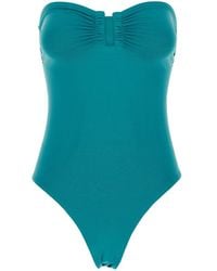Eres - 'Cassiopee' Sleeveless Swimsuit With Front Ruches - Lyst