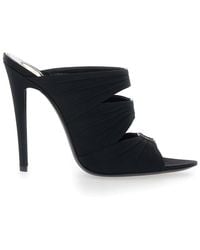 Saint Laurent - Heeled Mules - Lyst