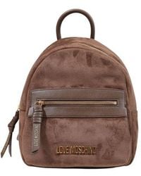 Love Moschino - Brown Polyester Backpack - Lyst