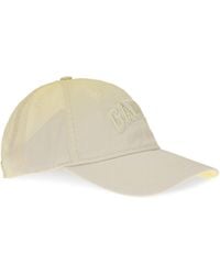 Ganni - Baseball Cap Cotton Hat - Lyst