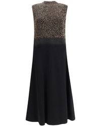 Prada - Shetland Wool And Cashmere Dress - Lyst