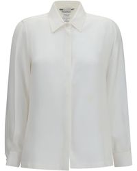 Max Mara - Geranio Crepe De Chine Shirt Silk - Lyst