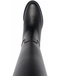 Ferragamo - Vara Chain Knee-High Boots - Lyst