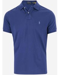 Ralph Lauren - Cotton Polo Shirt With Logo - Lyst