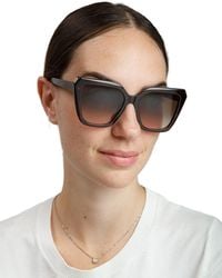 Furla - Furla Sfu978 Oversized Square-Frame Sunglasses - Lyst
