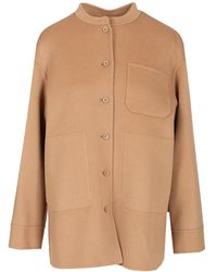 Max Mara - Wool Shirt Jacket Jackets - Lyst
