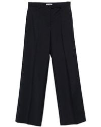Jil Sander - Wool Straight Trousers - Lyst