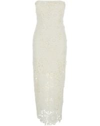 ROTATE BIRGER CHRISTENSEN - Long Dress With Back Slit - Lyst