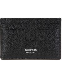 Tom Ford - Logo Printed Classic Credit Card Holder - Lyst