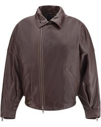 Petar Petrov - Oversized Leather Jacket - Lyst
