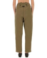 Moschino - Tailored Pants With Pleats Cotton Trousers - Lyst