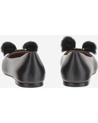 Ferragamo - Ballet Flats Leather Ballerina Shoes - Lyst