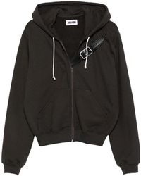 Magliano - Belt-Detail Zip-Up Hoodie - Lyst