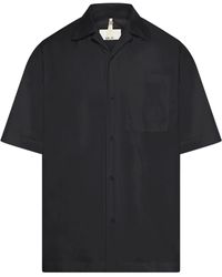 OAMC - Black Cotton Blend Shirt - Lyst