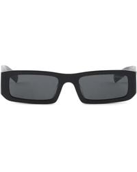 Prada - Sunglasses With Triangle Logo - Lyst