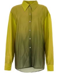Amotea - Printed Silk Kaya Shirt - Lyst