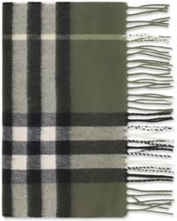 Burberry - Check Cashmere Scarf Kashmir/Capra Hircus - Lyst
