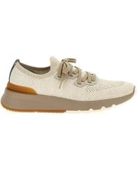Brunello Cucinelli - Cotton Low Top Sneakers - Lyst