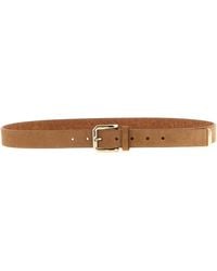 Brunello Cucinelli - Inverted Calf Leather Belt - Lyst