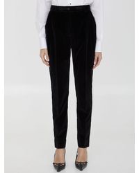 Dolce & Gabbana - Dolce&Gabbana Velvet Tuxedo Pants - Lyst