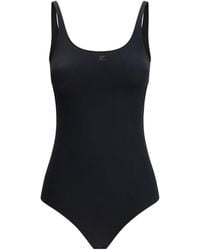 Courreges - One Piece Swimsuit With A Cut-Out Detail Elastane; Polyamide Swimwear - Lyst