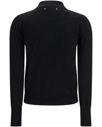 Golden Goose - Long Sleeve Merino Wool Polo Ovis Aries Knitwear - Lyst