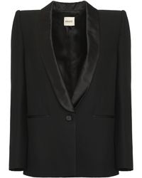 KHAITE - Helio Single-Breasted One Button Jacket - Lyst