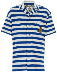 Vivienne Westwood - Embroidered Terry Fabric Camp Shirt - Lyst