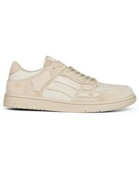 Amiri - Alabaster Suede Skel Top Low Sneakers - Lyst