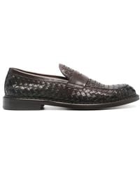 Doucal's - Mocassino Intreccio Testa Di Moro - Lyst