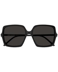 Saint Laurent - Sunglasses Square Full Rim, Frame And Lens Sl591001 - Lyst