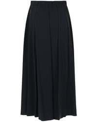 Aspesi - Midi Poplin Skirt Cotton - Lyst