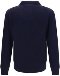 Brooksfield - Polo Collar Sweater Fleece Wool Ovis Aries - Lyst