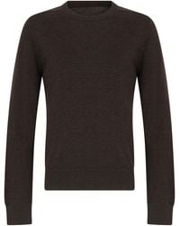 Maison Margiela - Wool Crew-Neck Sweater Sweatshirts - Lyst