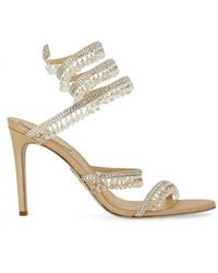 Rene Caovilla - René Caovilla Cleo Embellished Wraparound Style Sandals - Lyst