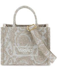 Versace - Two-Tone Fabric Bag - Lyst