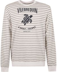 Vilebrequin - Logo Detail Striped Sweatshirt - Lyst
