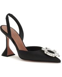 AMINA MUADDI - Slingback Pumps Begum Fabric High Heel Shoes - Lyst