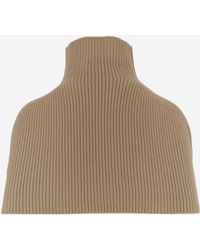 Sa Su Phi - Cashmere High Neck Cape Shawl Capes - Lyst
