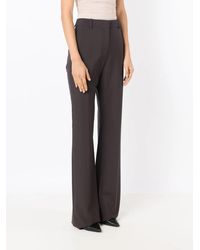 Valentino - High-Waisted Flared Trousers - Lyst