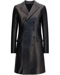 Tom Ford - Double-Breasted Lambskin Coat - Lyst