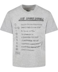 MM6 by Maison Martin Margiela T-shirt For Kids With Logos - Gray