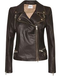 S.w.o.r.d 6.6.44 - Fitted Cropped Biker Jacket - Lyst