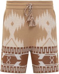 Alanui - Bermuda Shorts With Icon Piquet Pattern - Lyst