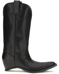 Maison Margiela - High-Top Texan Boots Calf Leather Bos Taurus - Lyst