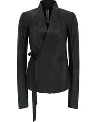 Rick Owens - 'Hollywood' Leather Jacket - Lyst