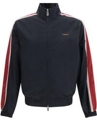 Versace - Nylon Blouson Jacket With Embroidered Logo - Lyst
