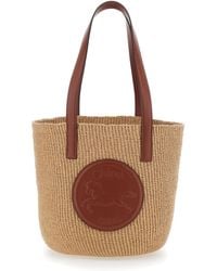 Chloé - Chloã 'Horse Medal' Shopper With Flat Handles And Logo Patch On The Front - Lyst