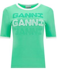 Ganni - T-shirt - Lyst